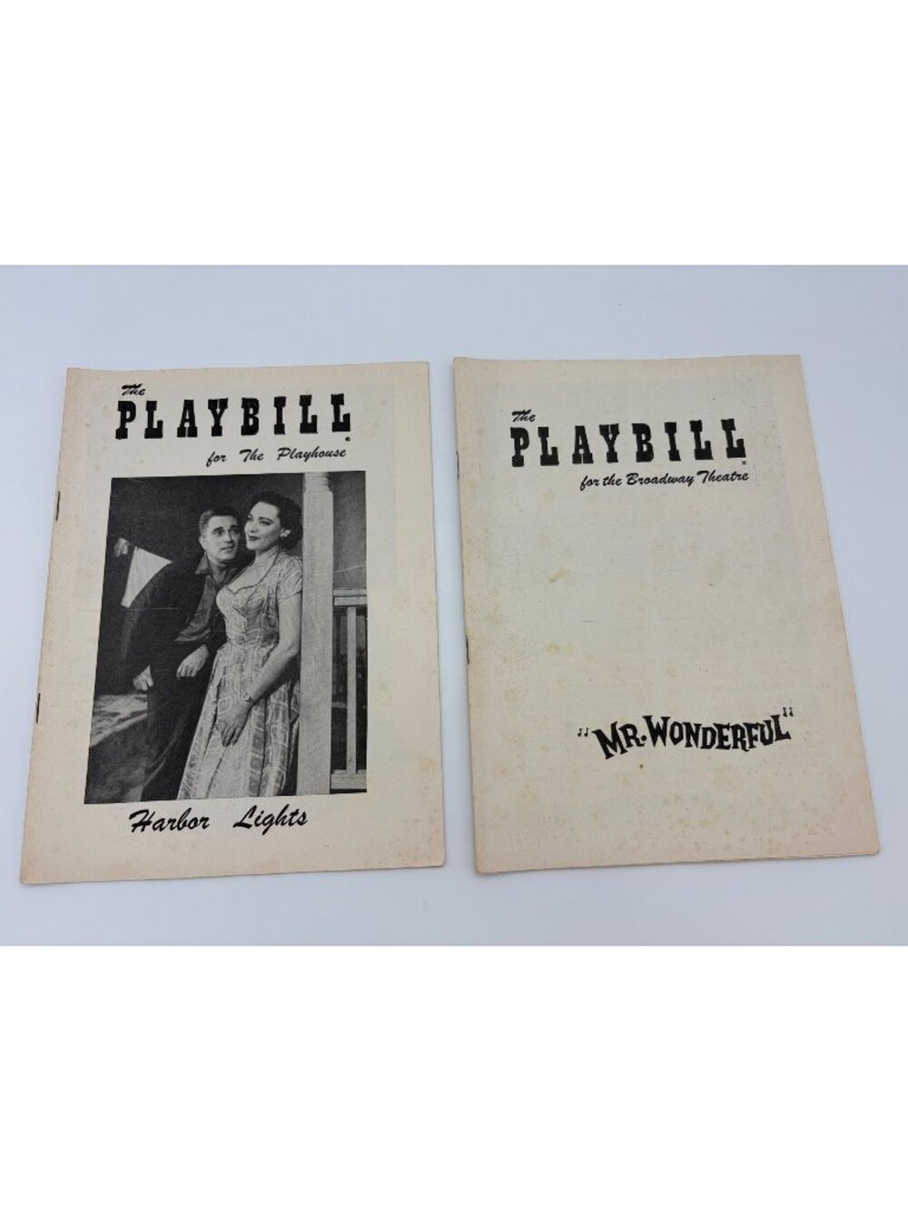 1956 Playbill Harbor Lights Flop Linda Darnell & Mr Wonderful Sammy Davis Jr NYC